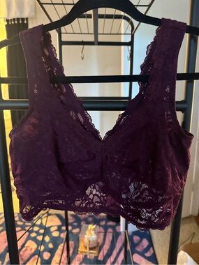 torrid Lace Bralette in Deep Plum